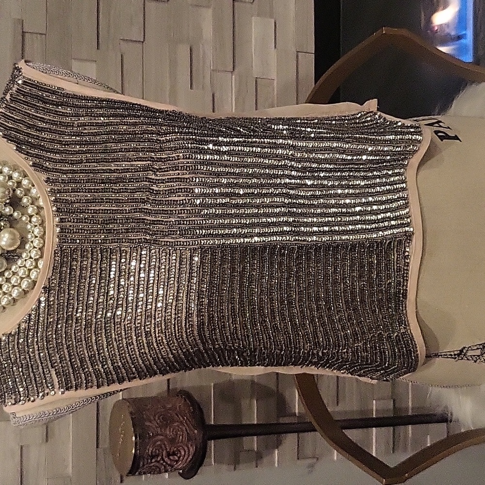 #11 Blush sequins top